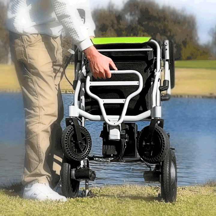 Rubicon DX04 - World's Lightest Electric Wheelchair: Ultra Lightweight, Foldable & Portable for Travel | Only 30 lbs & Airline Approved